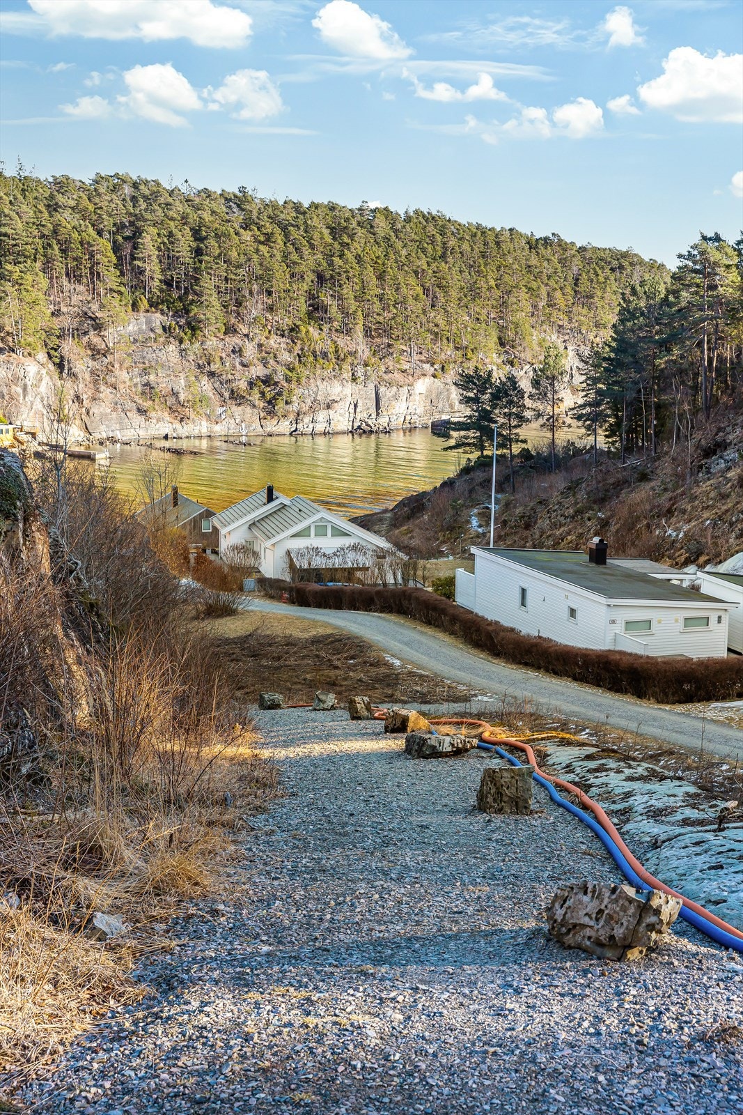 Gangvei ned til stranda Galleribilde