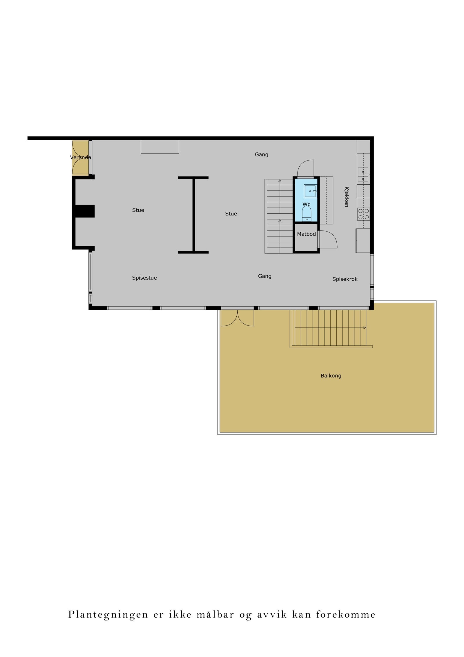 Veiledende plantegning 2.etg Galleribilde