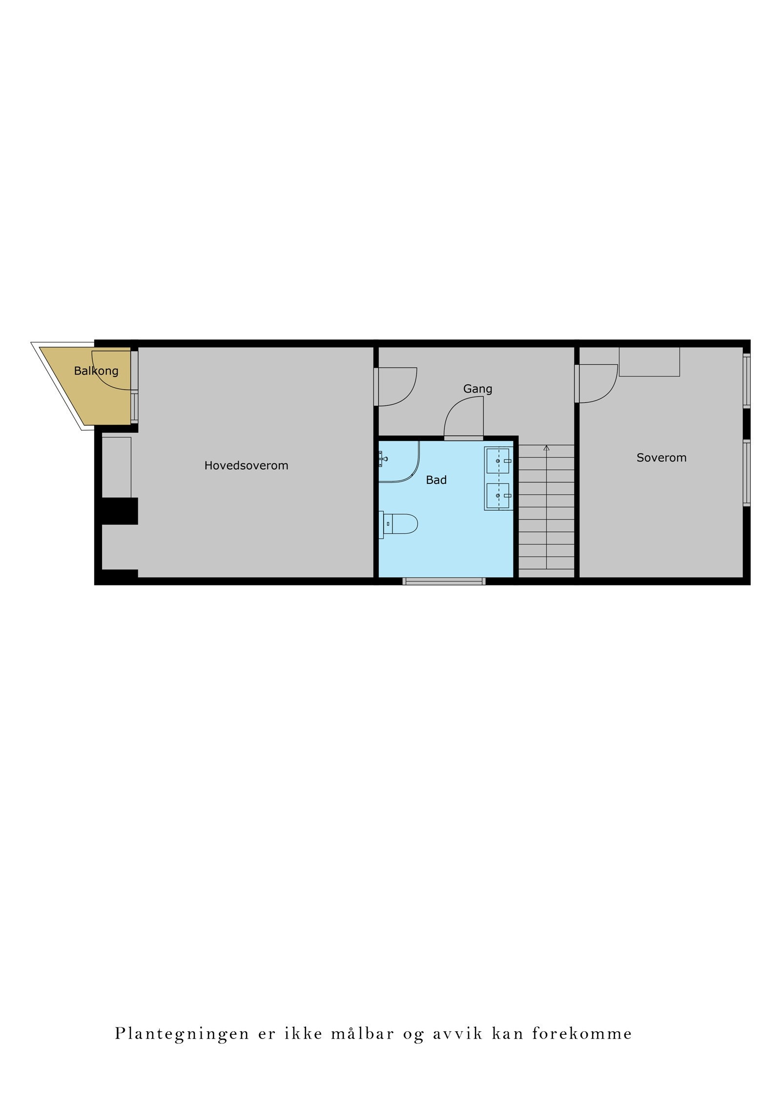 Veiledende plantegning 3.etg Galleribilde