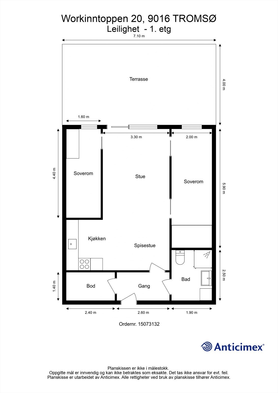 Plantegning Galleribilde
