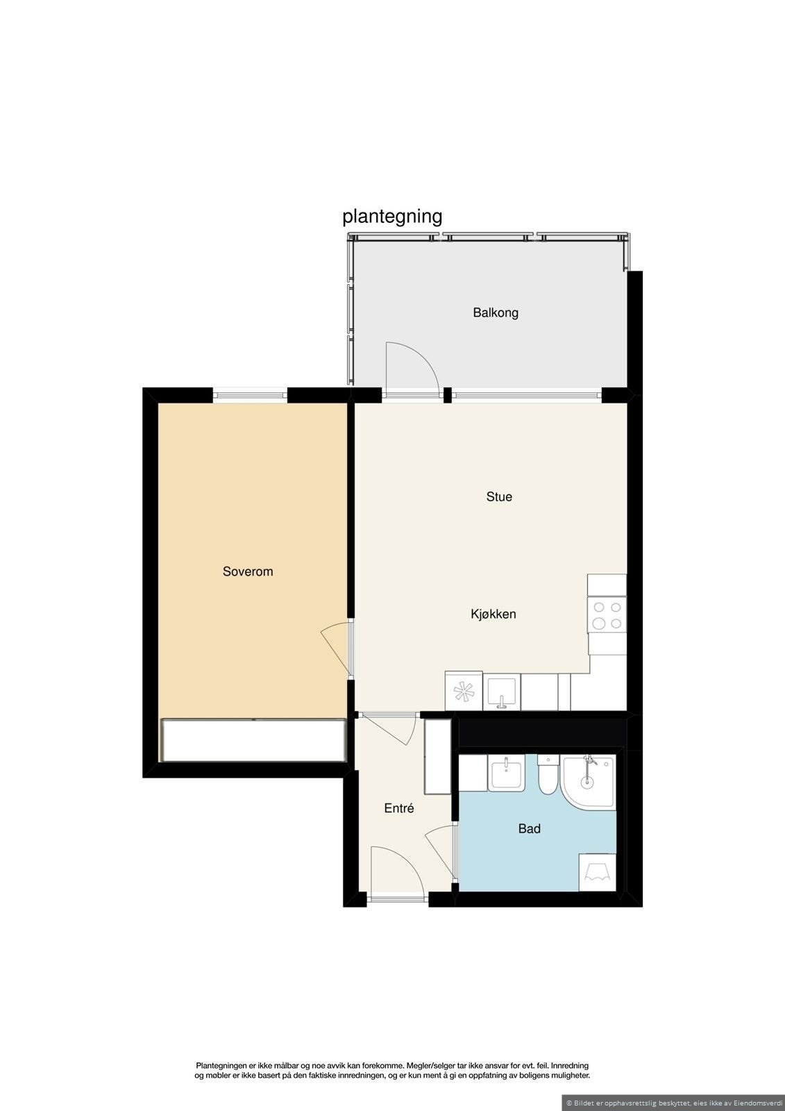 Plantegning Galleribilde