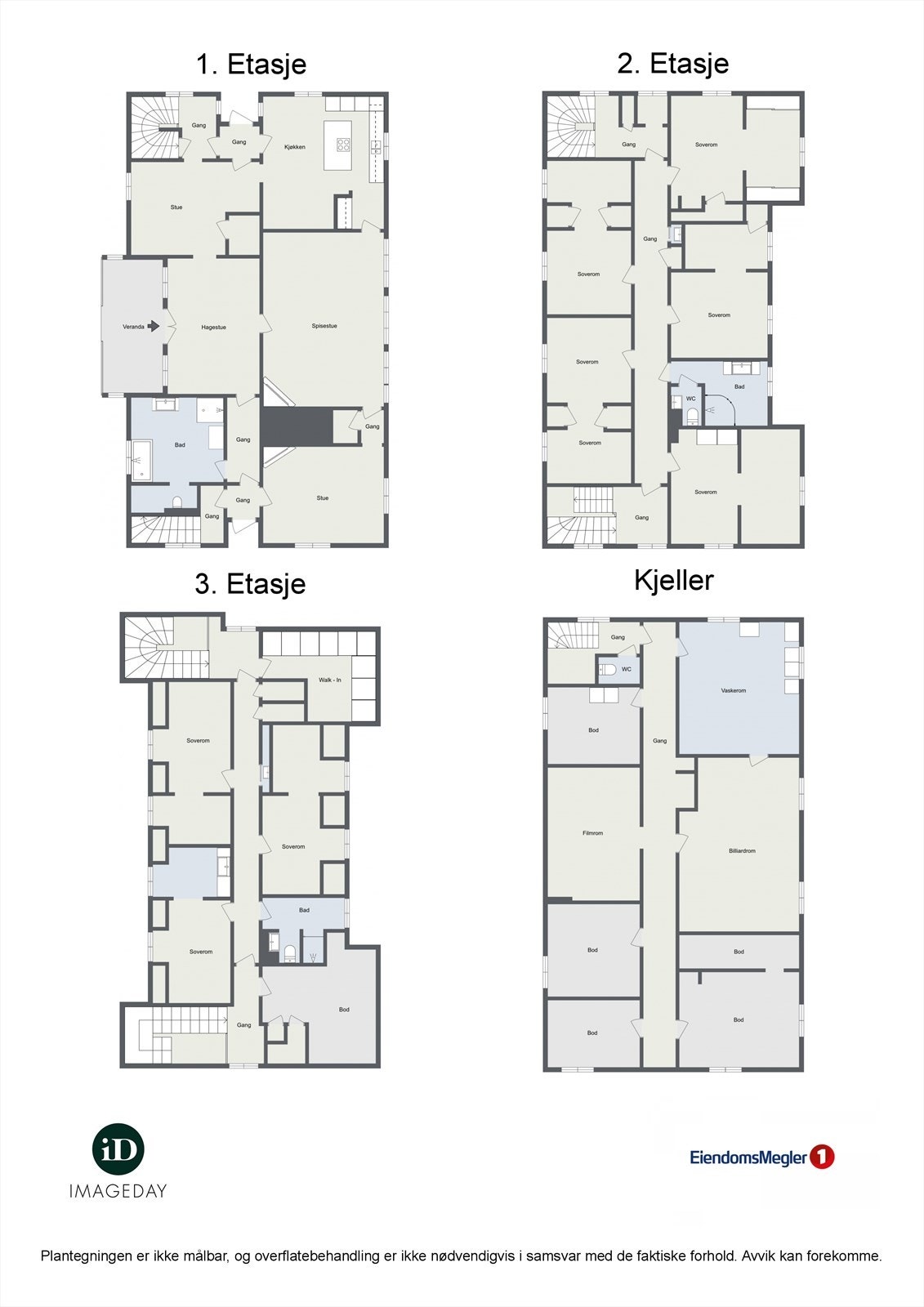 2D - Alle etasjer Galleribilde