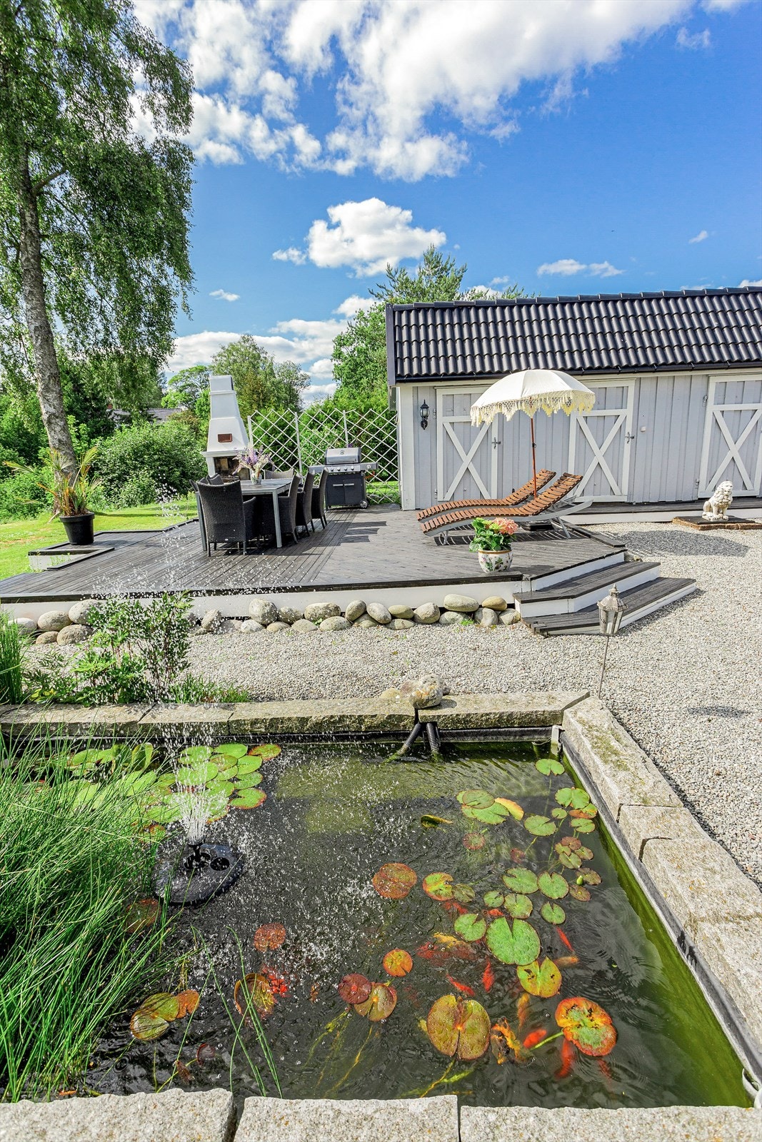 Karpedam med fontene! Galleribilde