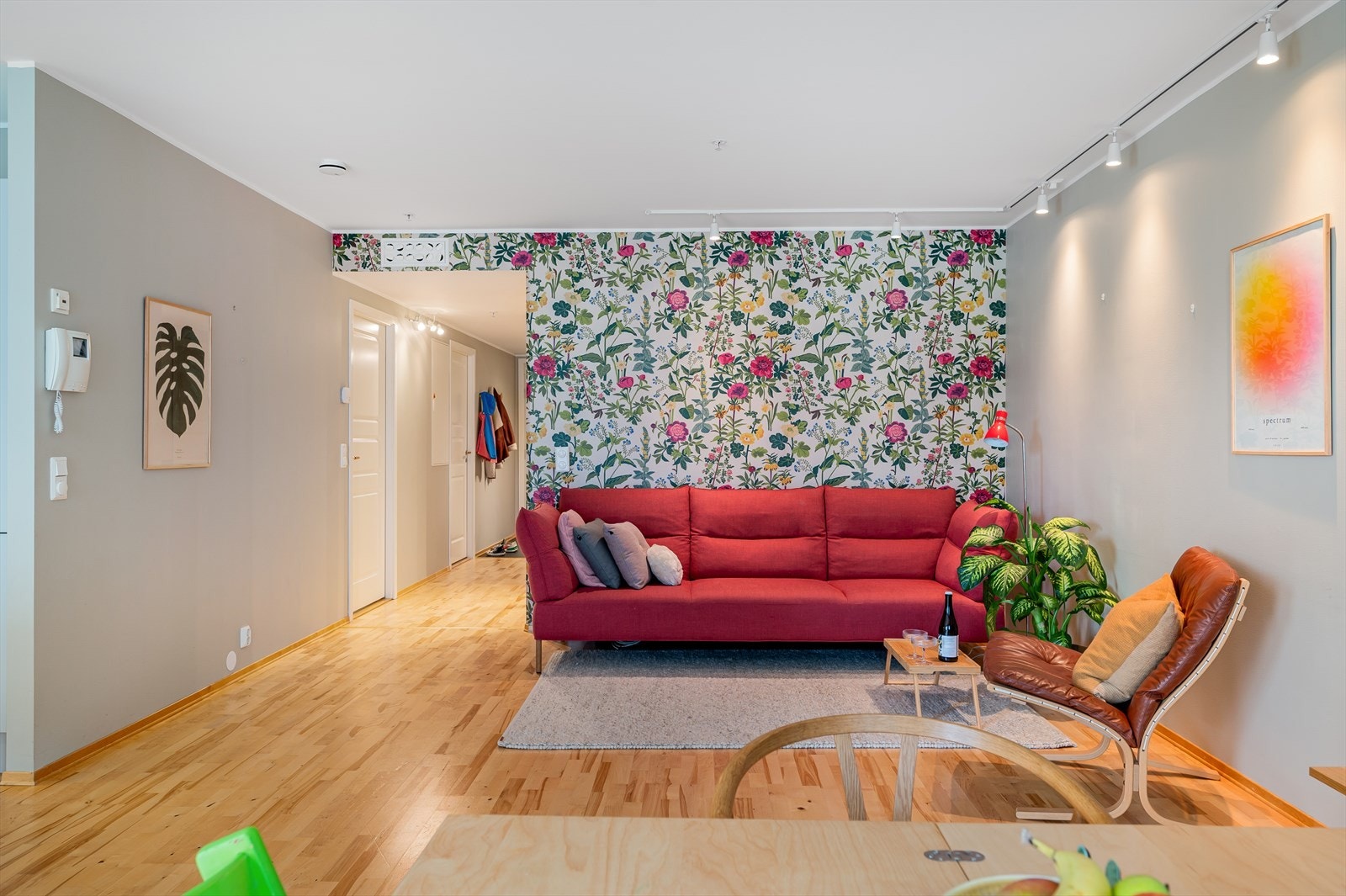 Rommets utforming gjør det enkelt å innrede i ulike soner. Galleribilde