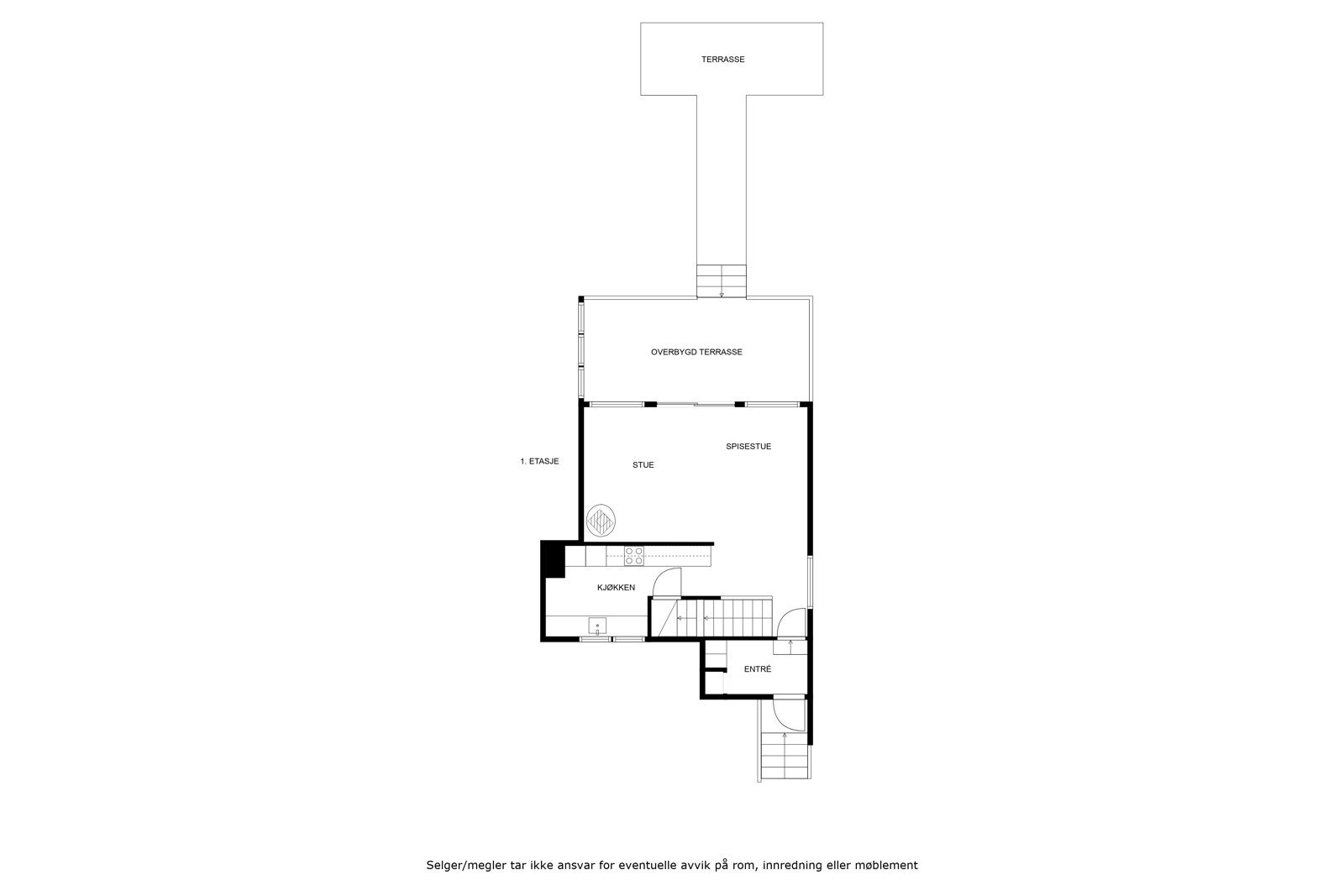 Plantegning hovedetasjen Galleribilde