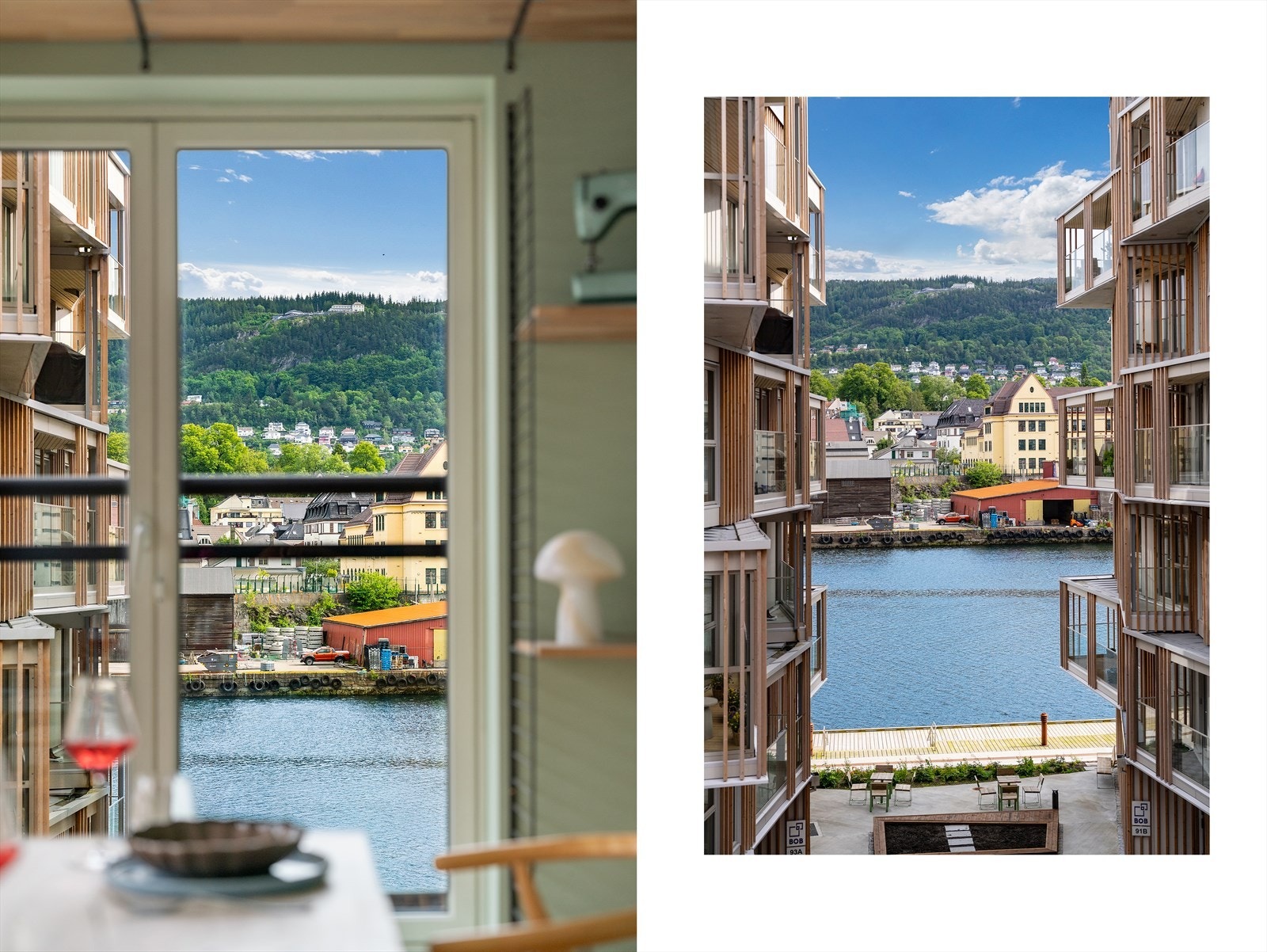 - Her har du god utsikt ut mot puddefjorden og Fløyen - Galleribilde