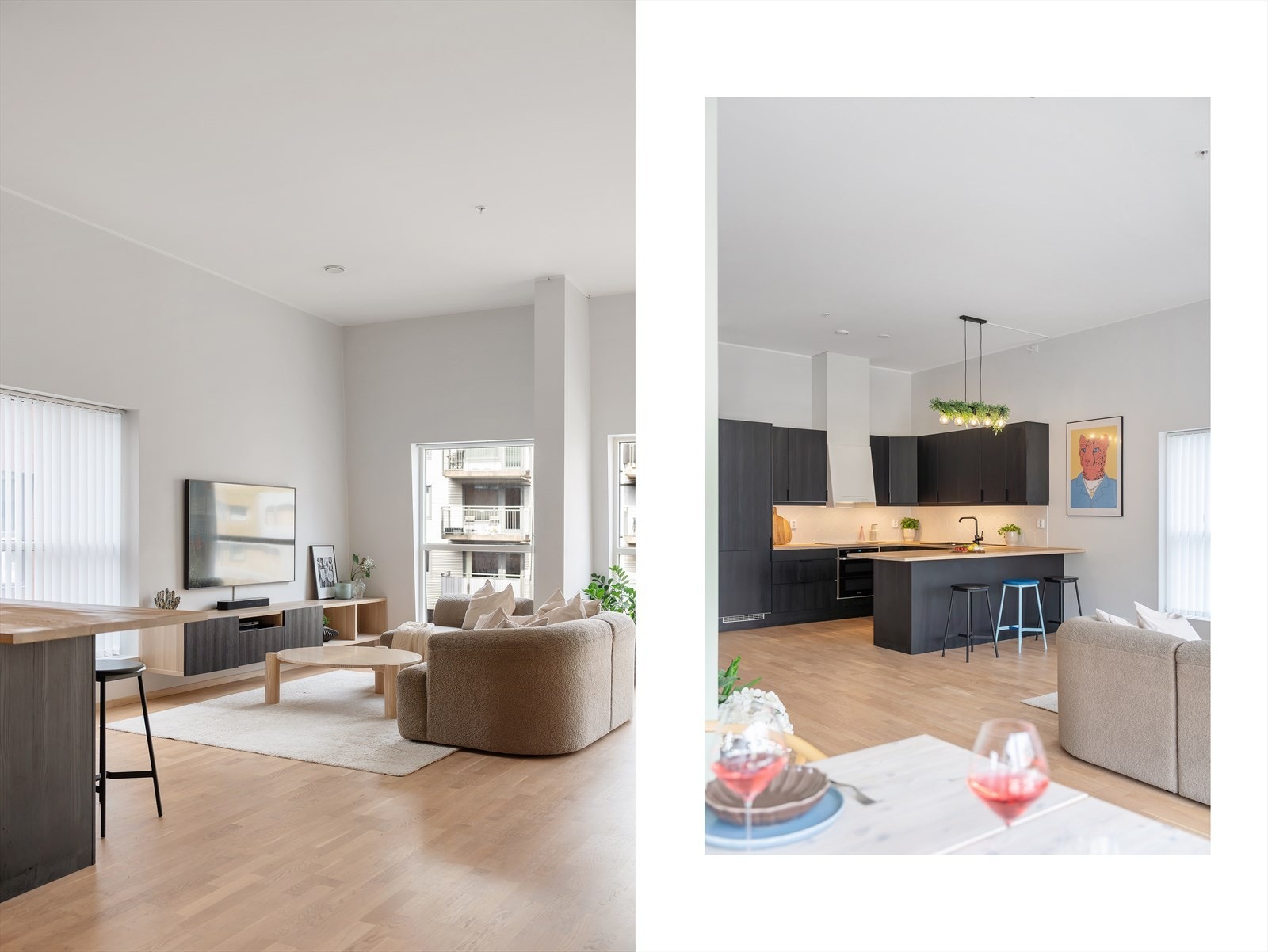 - Leiligheten varmes opp gjennom vannbåren gulvvarme i stue/kjøkken og på bad - Galleribilde