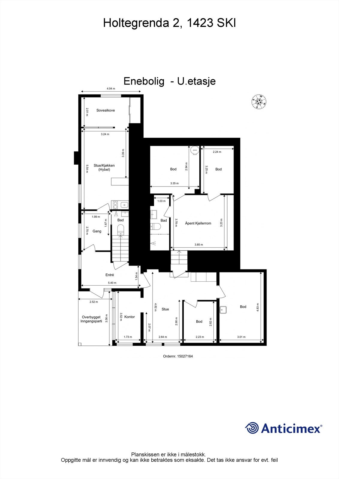 Plantegning u. etasje Galleribilde