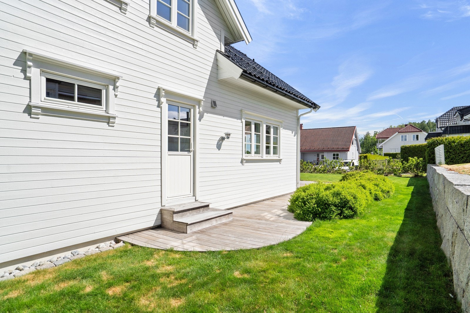 Fra baksiden med inngangen til vaskerommet Galleribilde