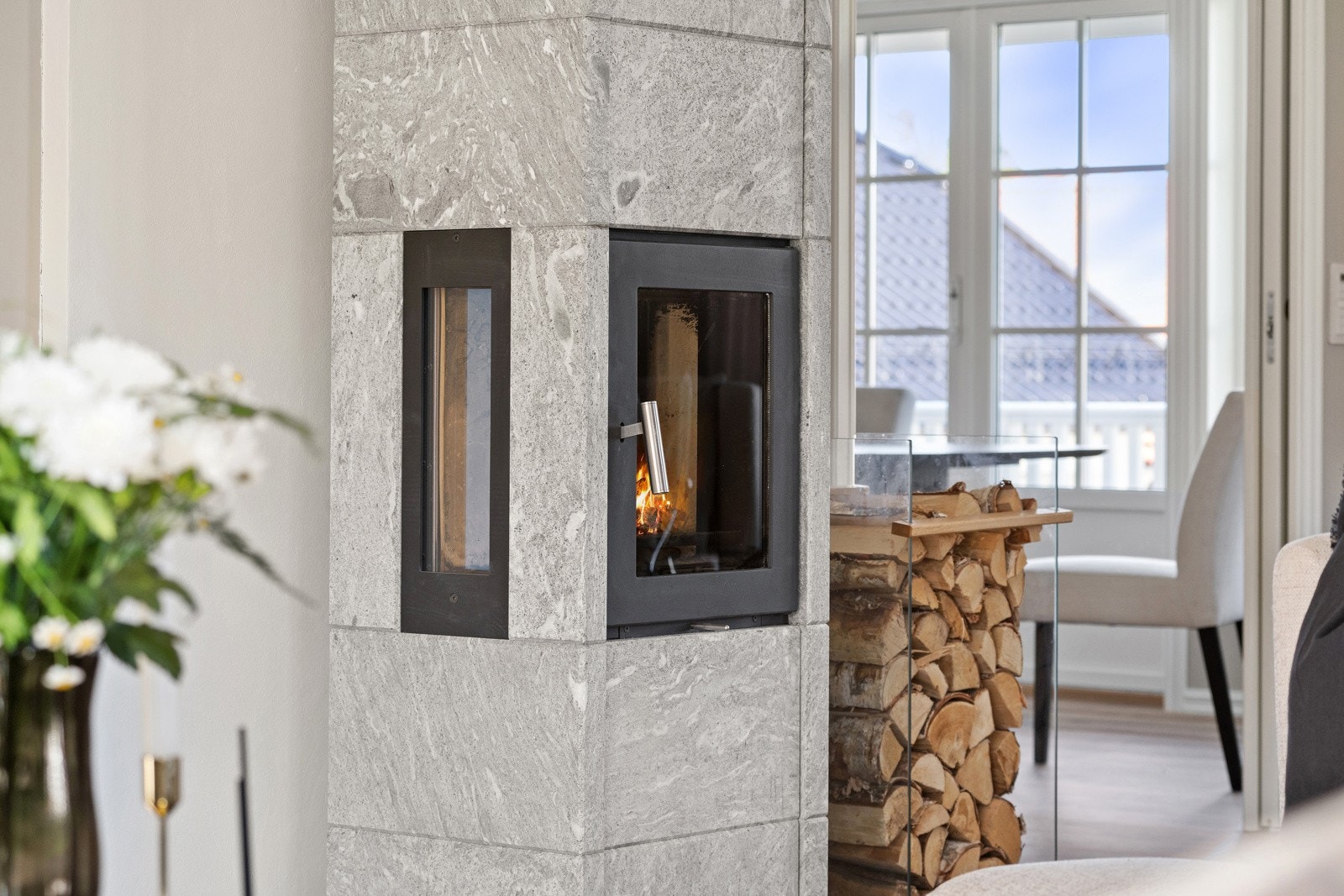 Flott klebersteinsovn for de kaldeste dagene Galleribilde