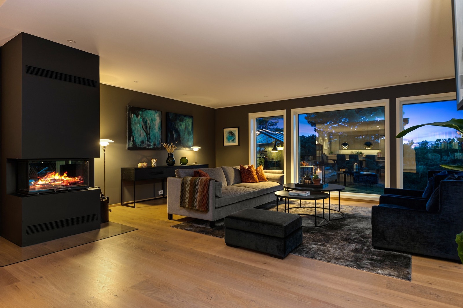 Stilen er helhetlig og dempet Galleribilde