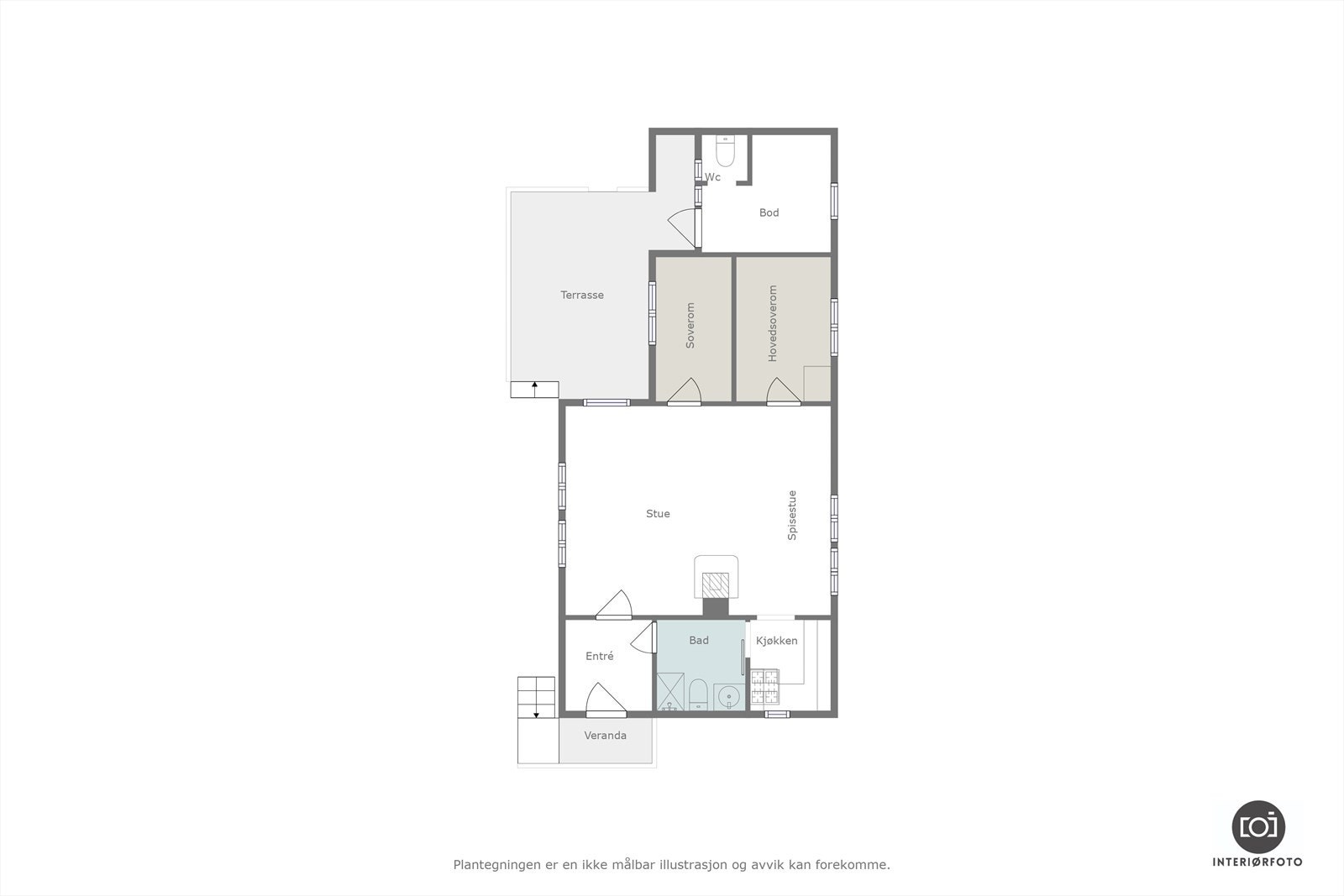 Plantegning Galleribilde