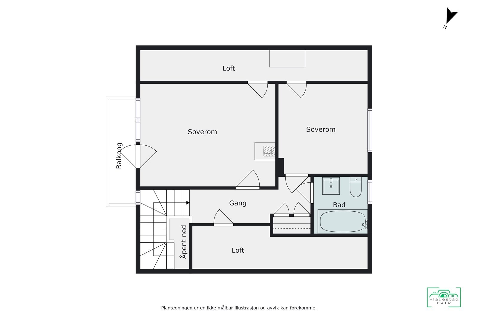 Plantegning Galleribilde