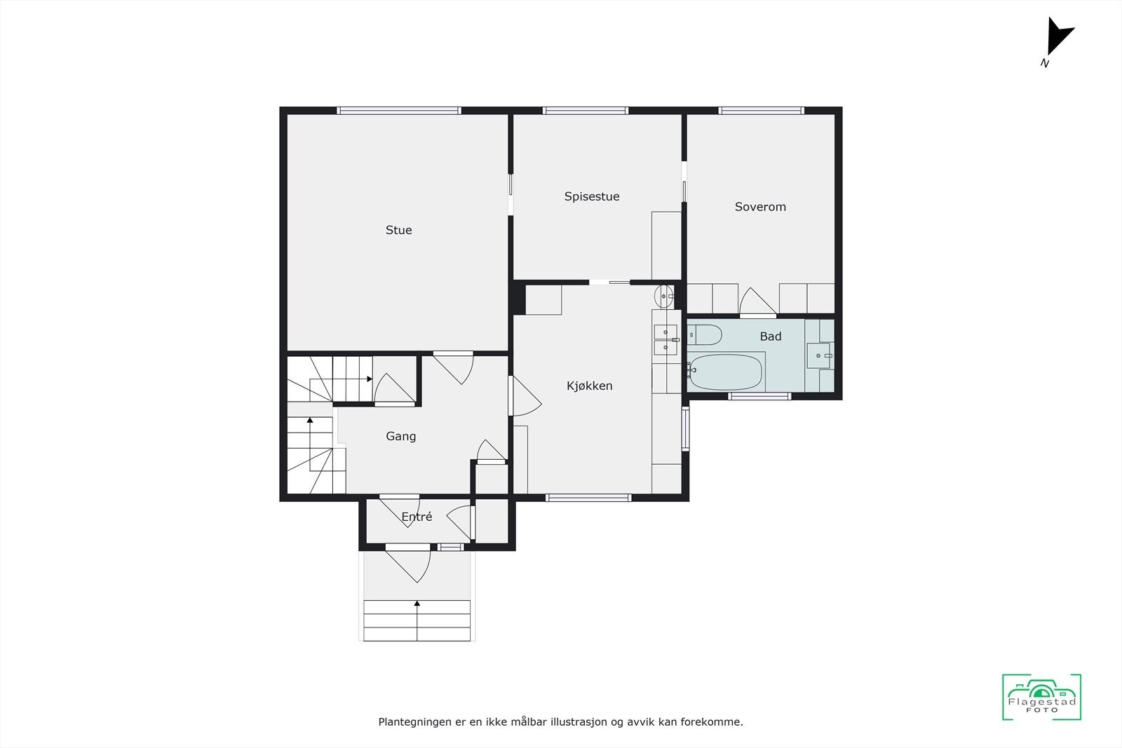 Plantegning Galleribilde