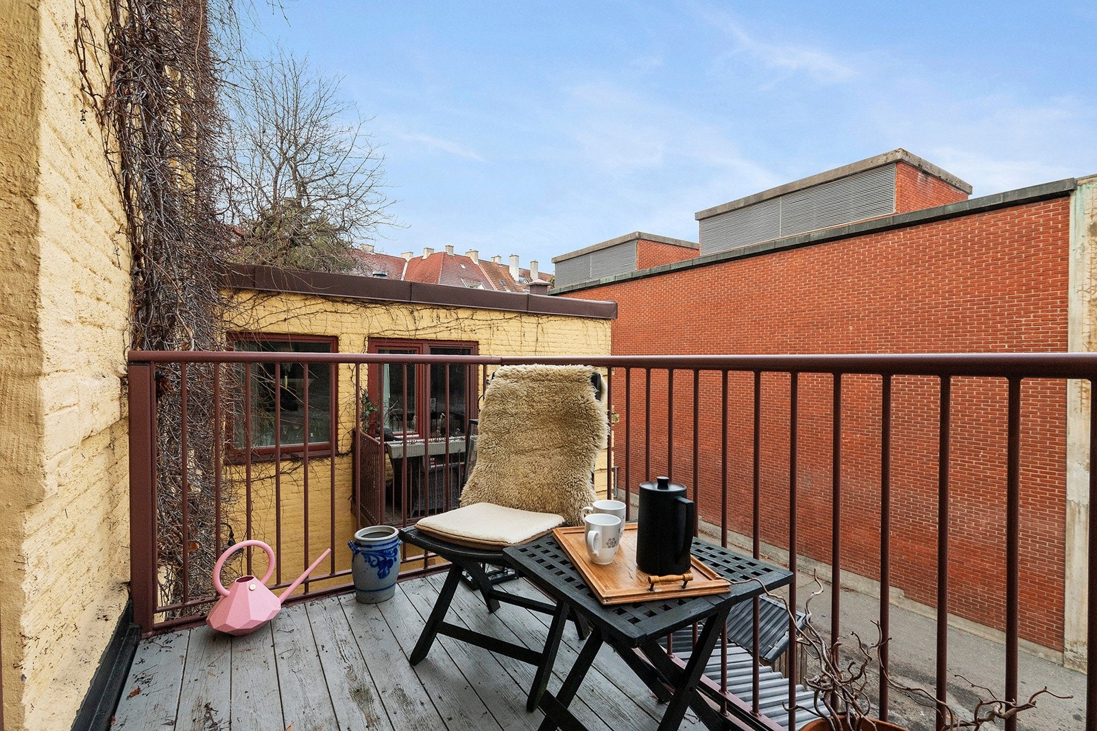 På balkongen er det god plass til utemøbler og grill. Galleribilde
