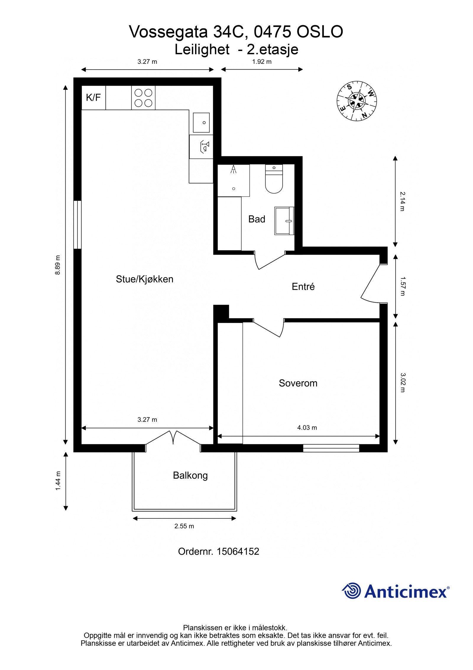 Plantegning Galleribilde