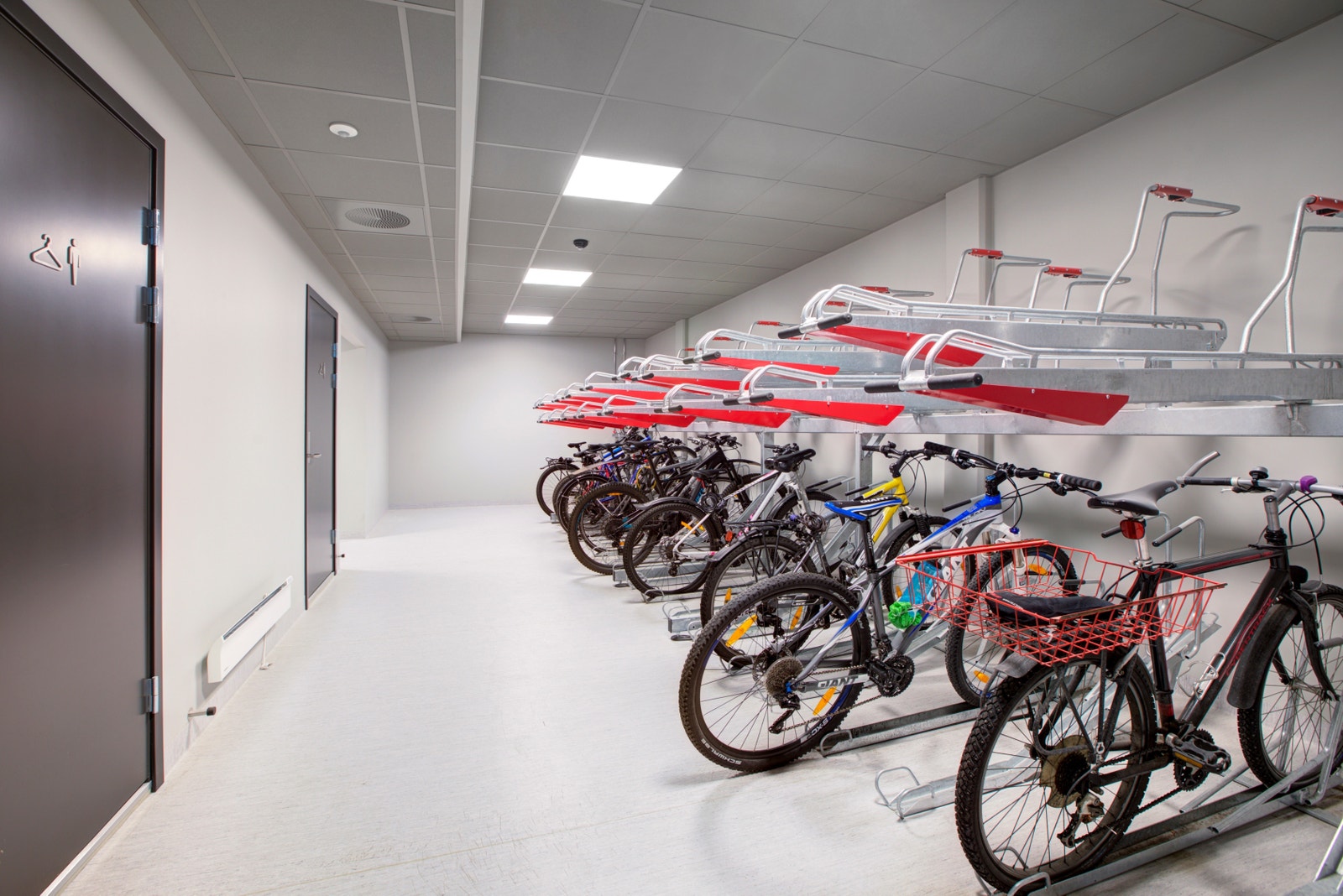 Byggets felles sykkelparkering Galleribilde