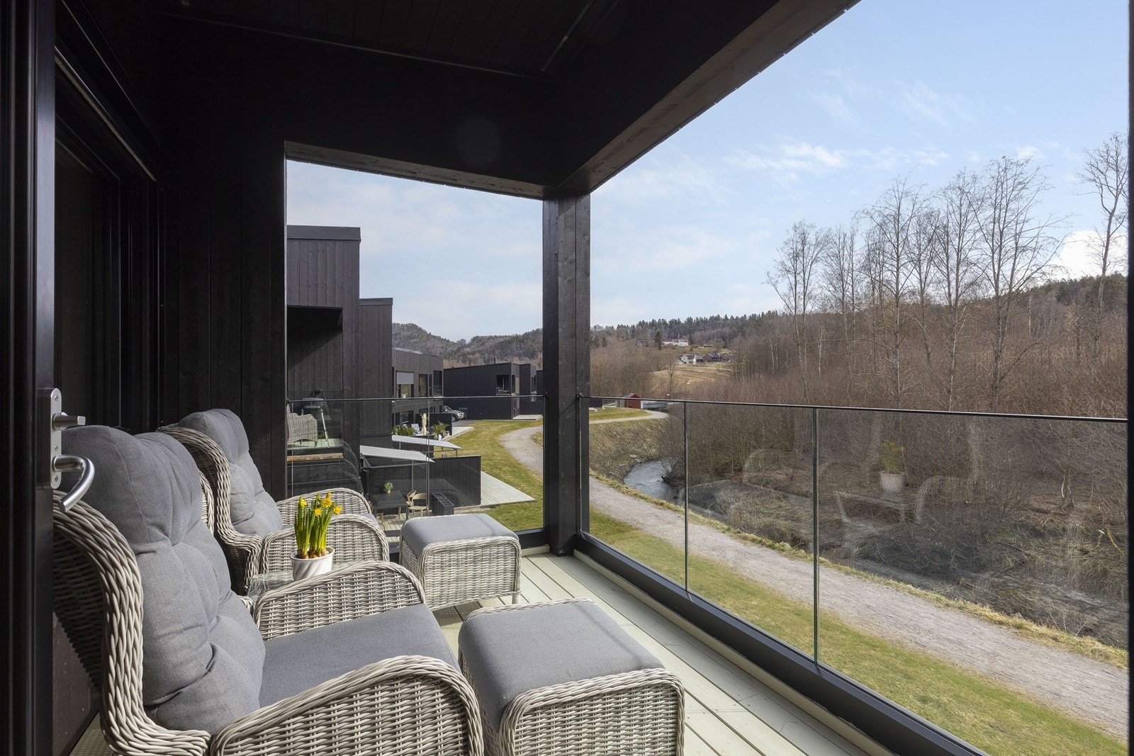 Fin utsikt fra veranda i 2 etg. Galleribilde