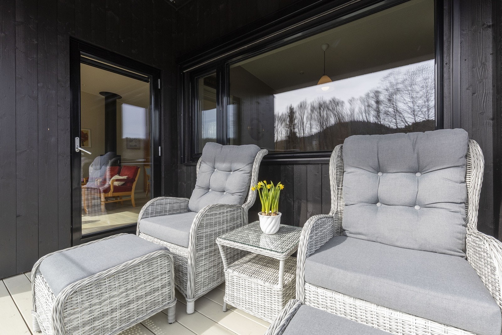 Overbygd veranda i 2 etg. Galleribilde