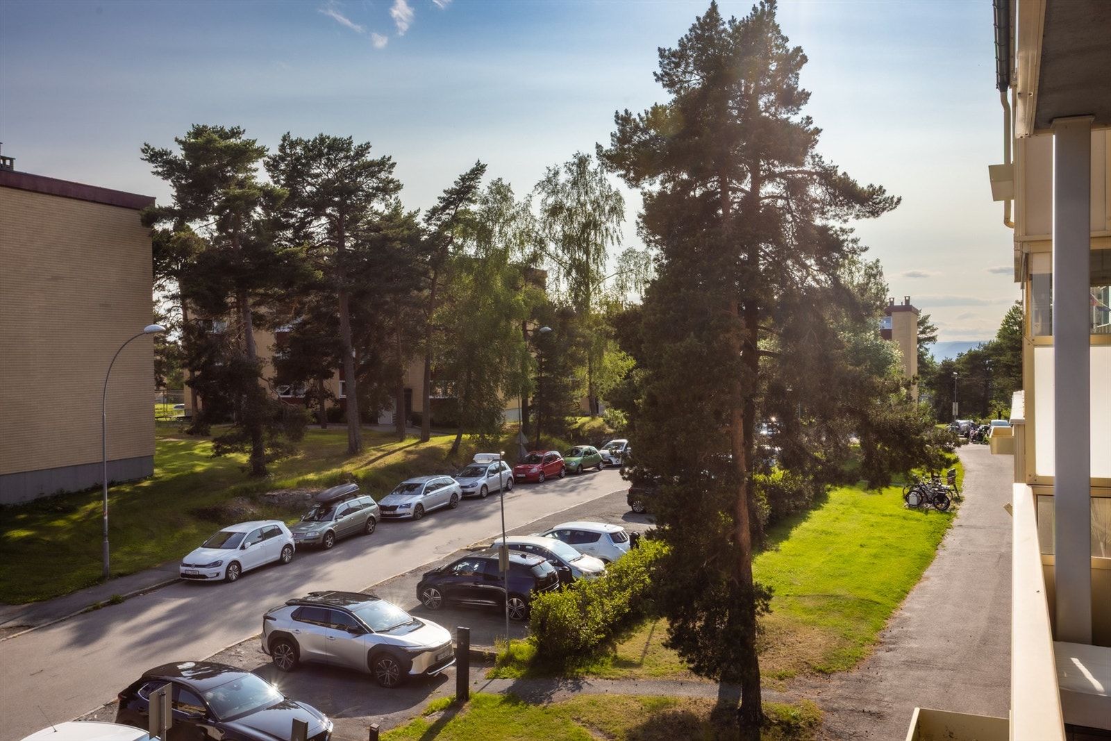 Utsikt fra balkongen. Galleribilde