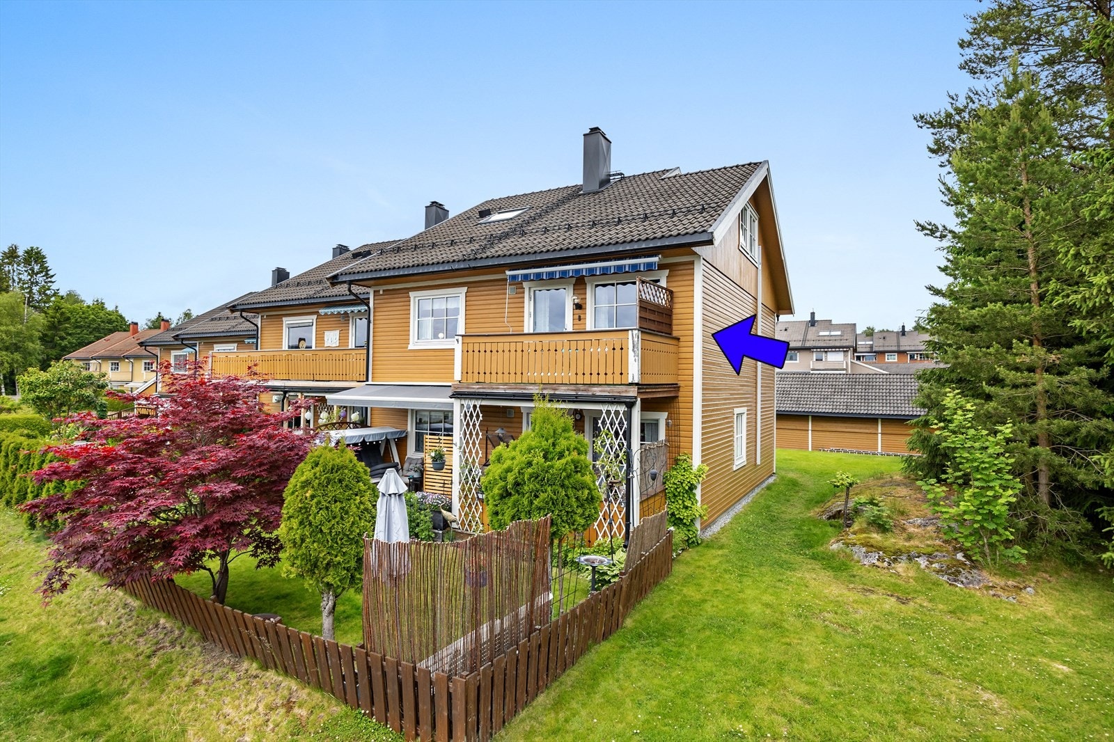 Leiligheten ligger på hjørnet. Galleribilde