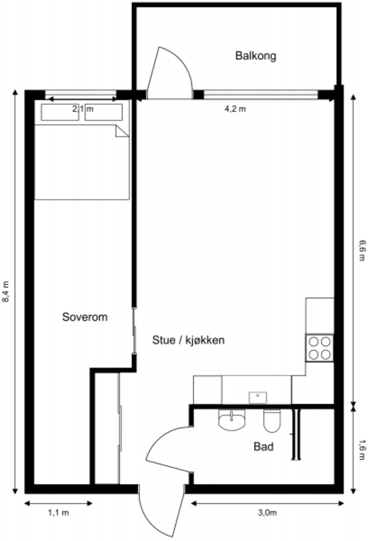 Plantegning Galleribilde