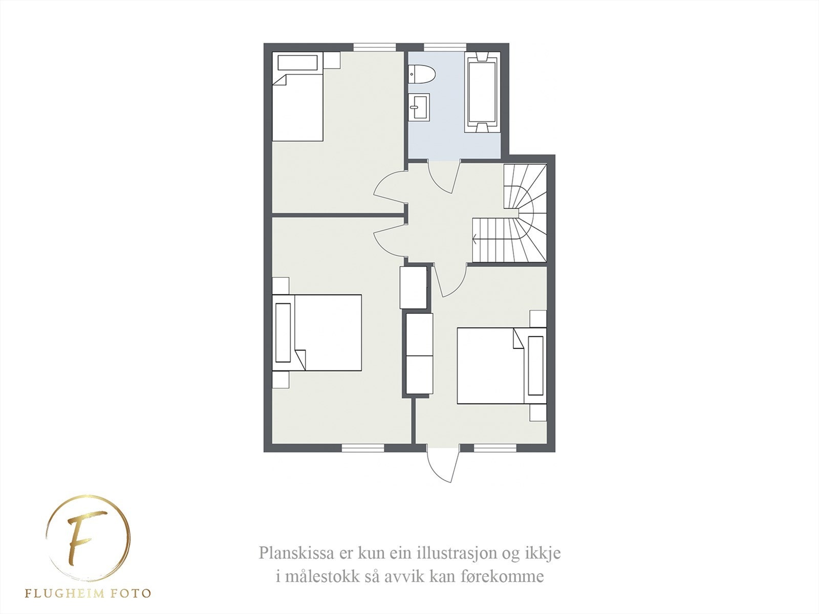 Planteikning - 2. Etasje Galleribilde