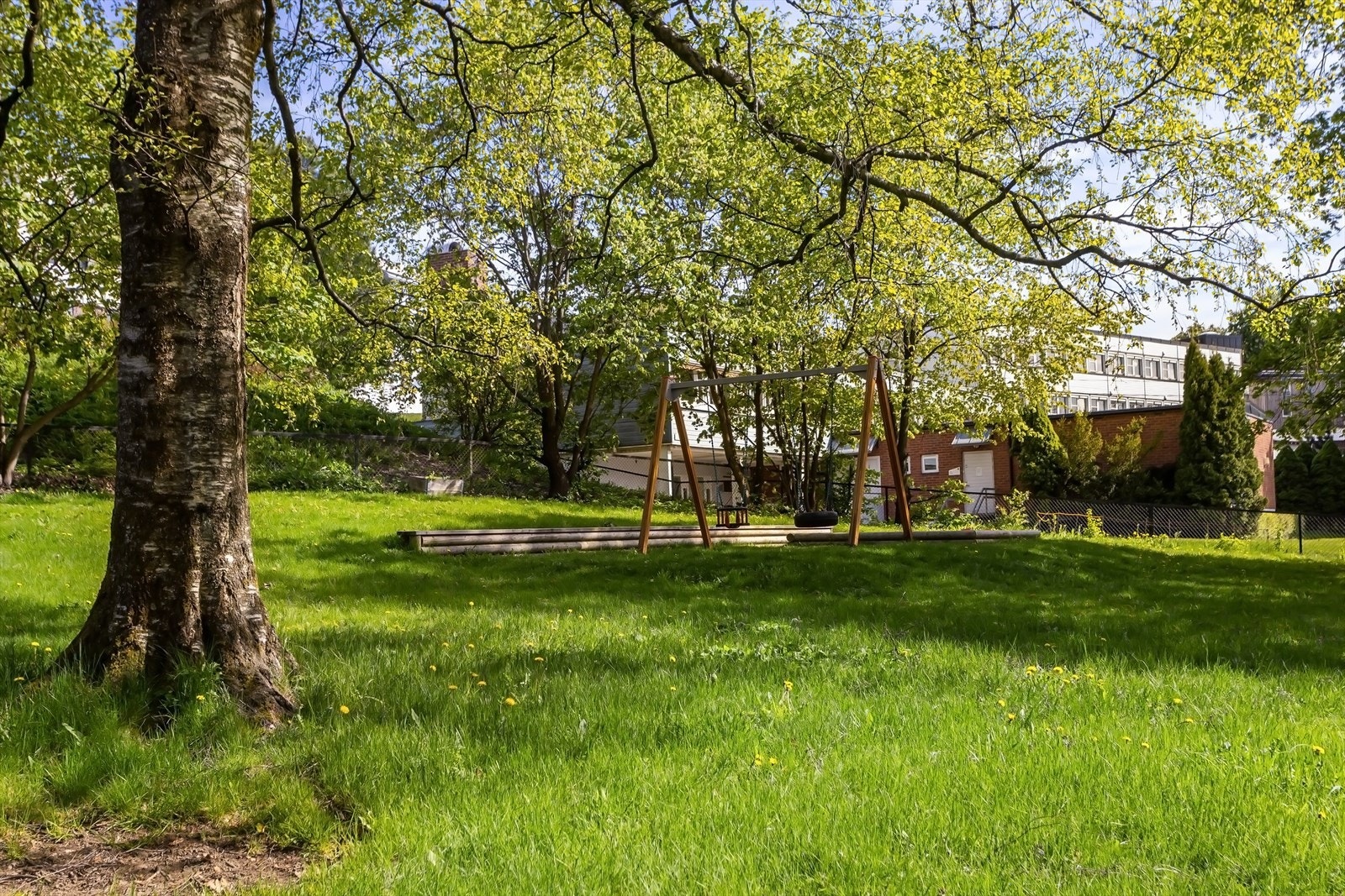 Borettslagets fellesarealer er godt vedlikeholdt Galleribilde