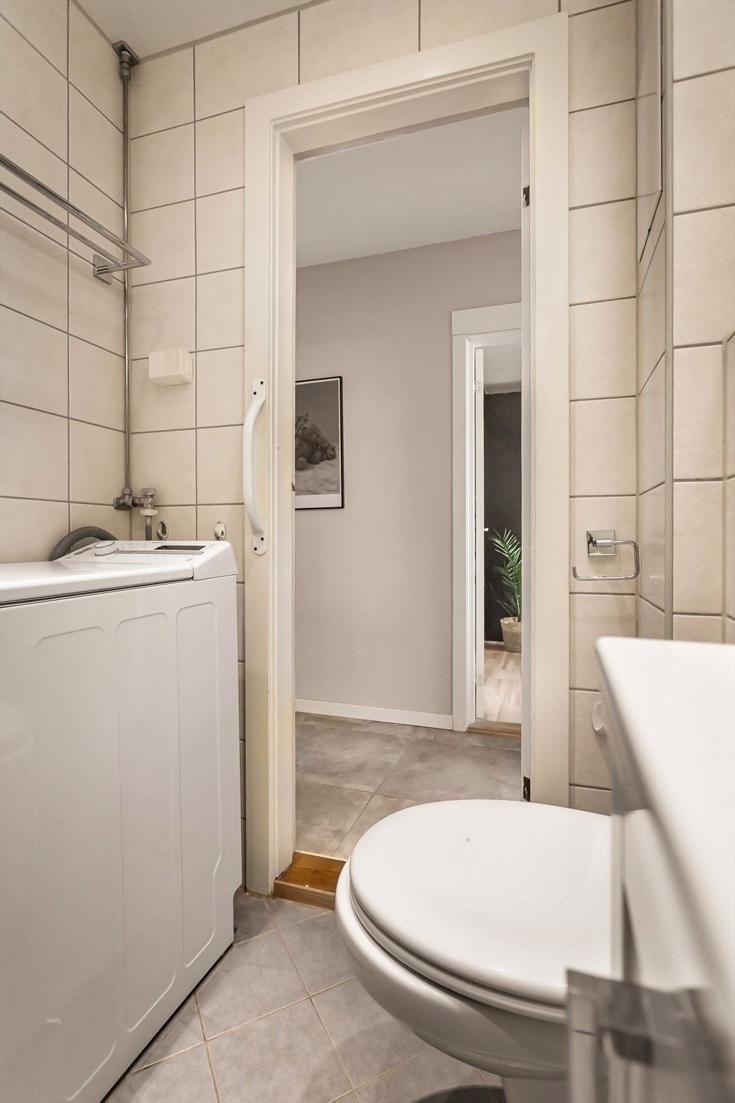 Badet har opplegg for vaskemaskin Galleribilde