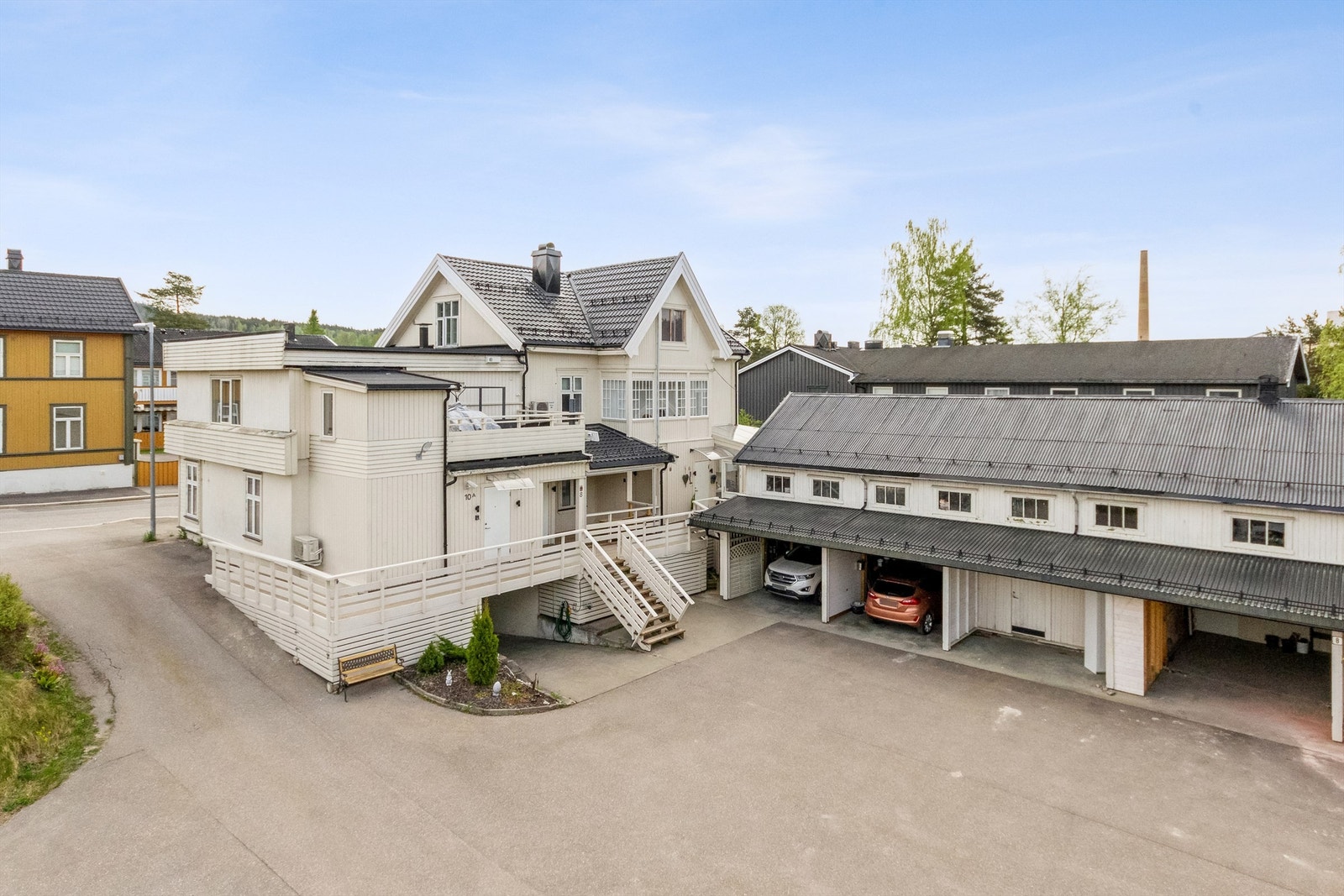 Leiligheten ligger svært sentralt i Rena sentrum Galleribilde