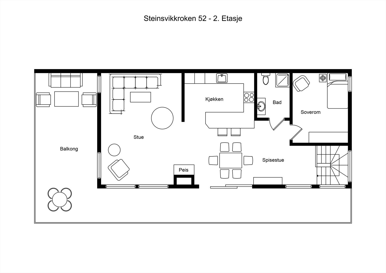 Plantegning 2.etasje. Galleribilde