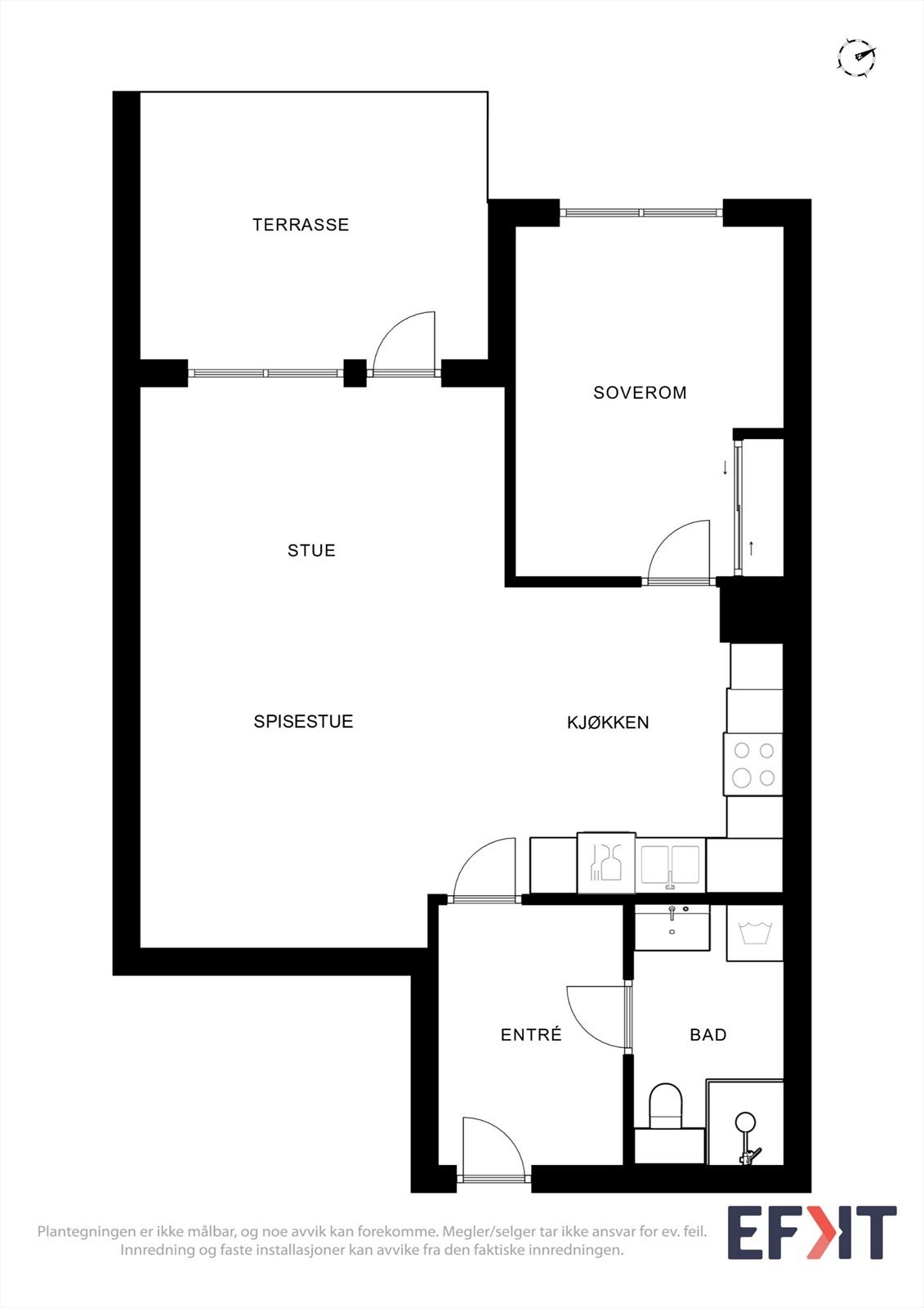 Plantegning Galleribilde