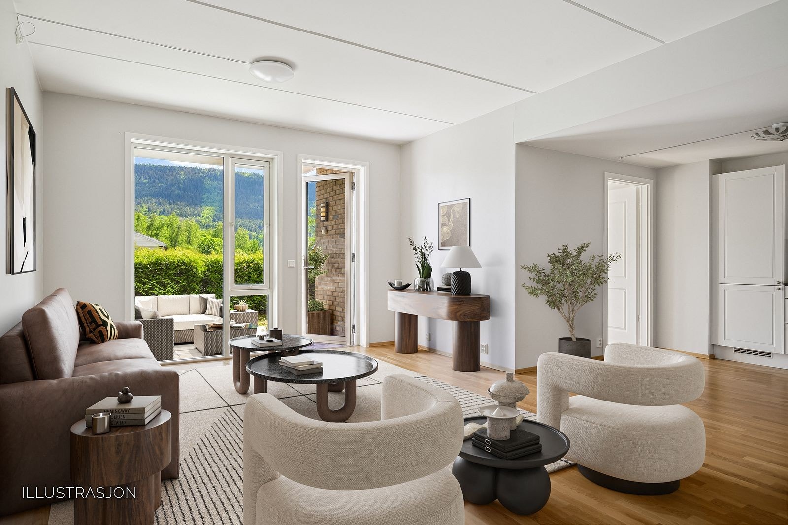 Bildet er digital stylet Galleribilde