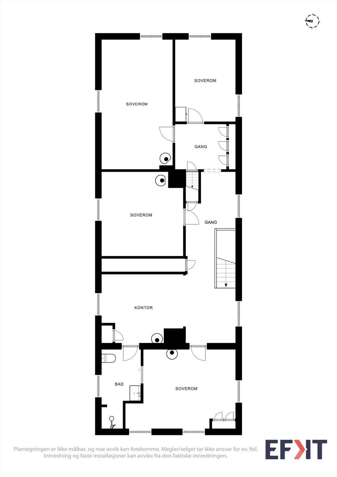 Plantegning 2. etg. Galleribilde