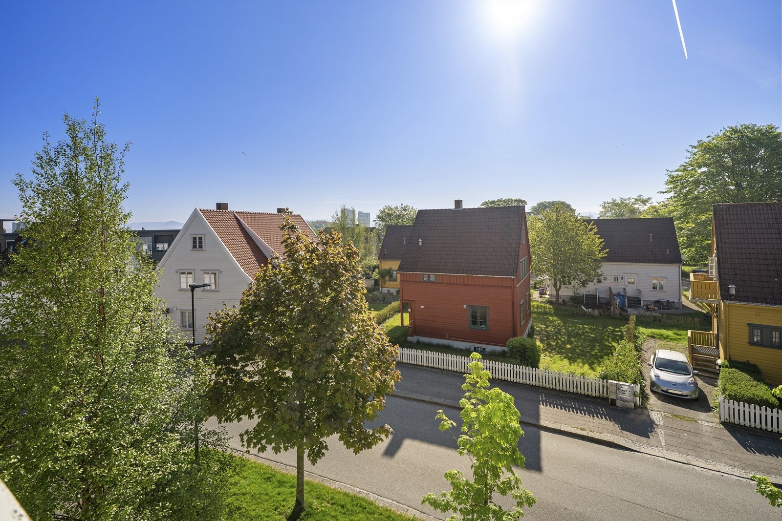 Utsikt fra balkong Galleribilde