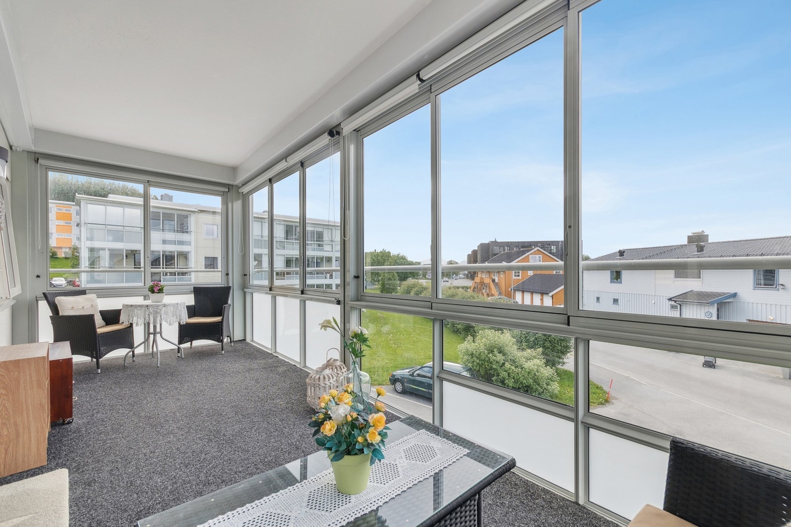 Alle vinduene er åpningsbare Galleribilde