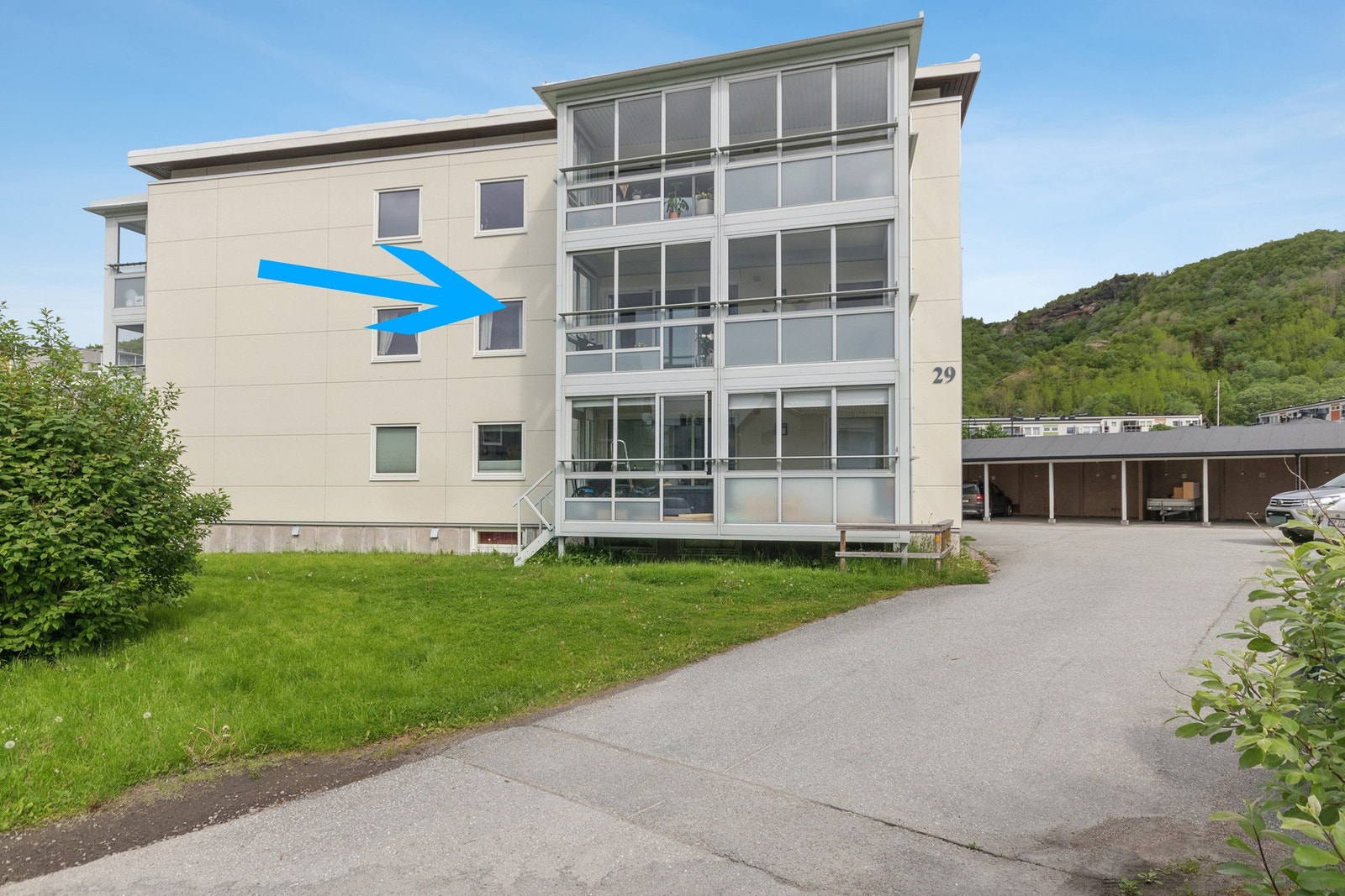 Velkommen til Lagårdveien 29 og denne 4-roms andelsleiligheten i 2. etasje Galleribilde