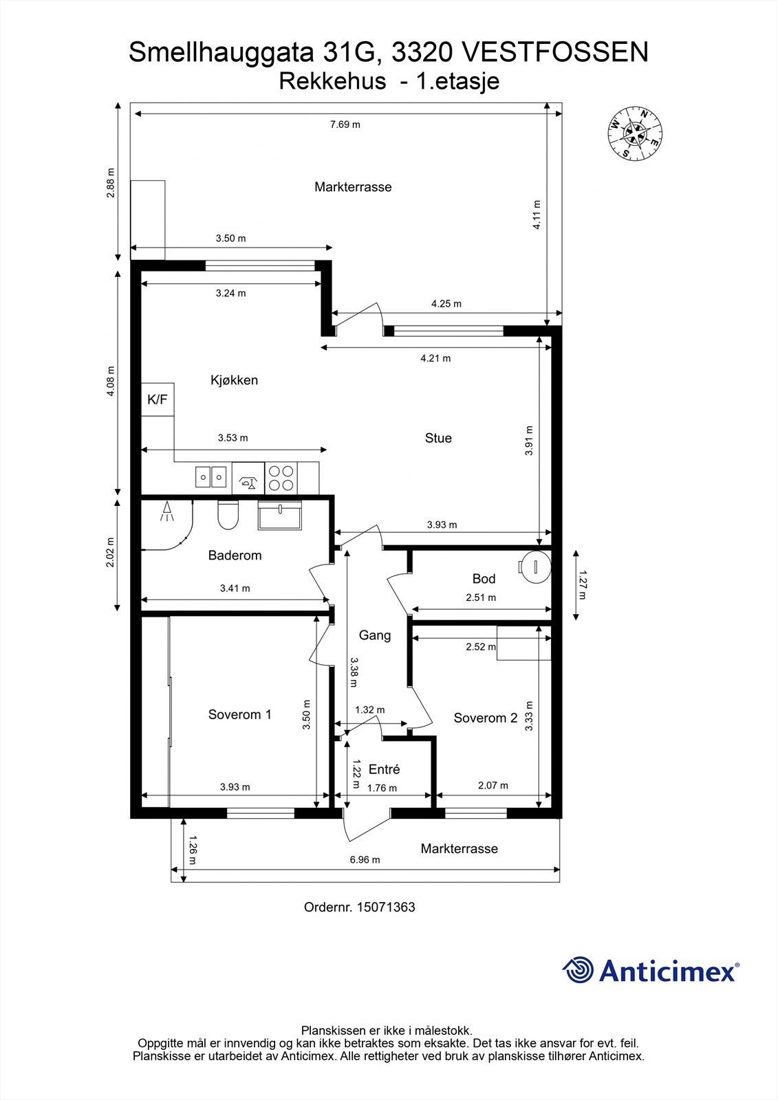 Plantegning Galleribilde