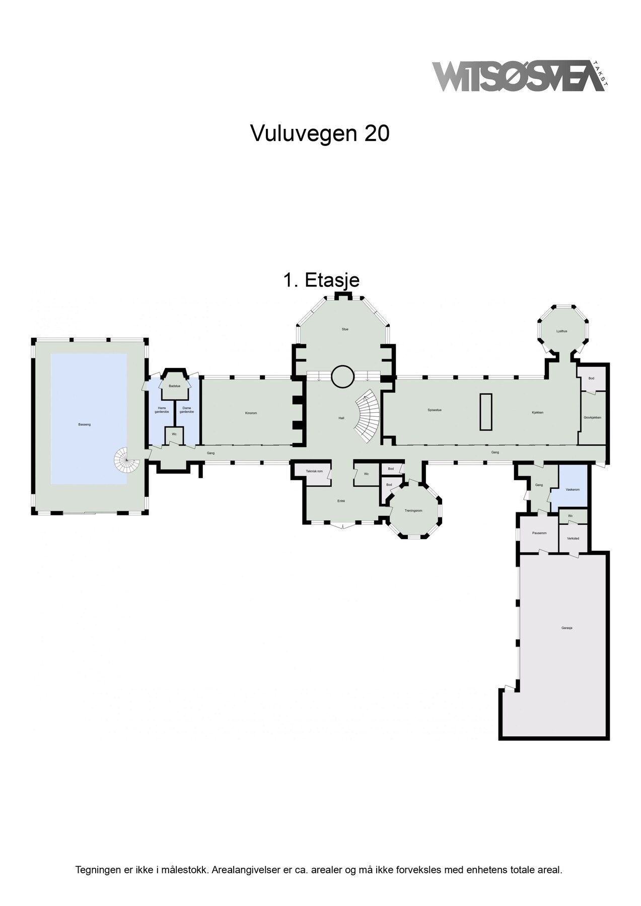 Plantegning. Galleribilde