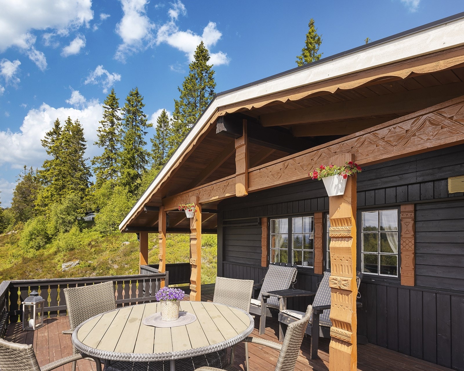 Solrik veranda Galleribilde