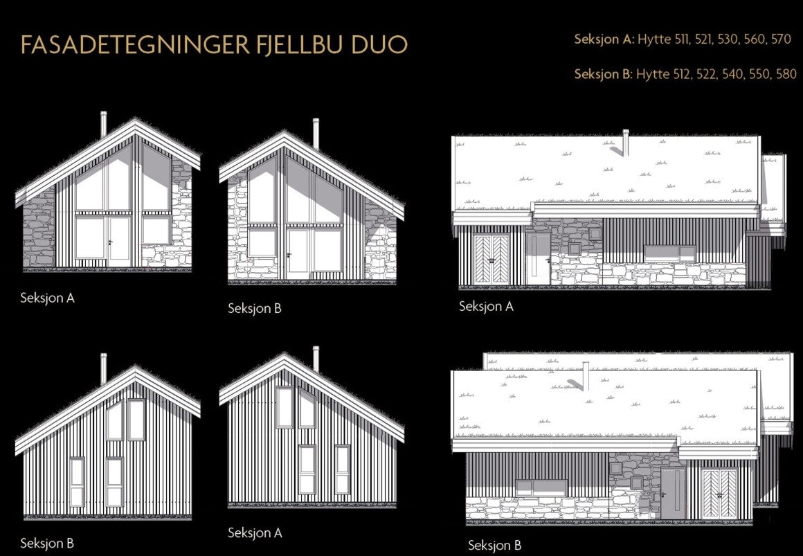 Fasadetegning. Galleribilde