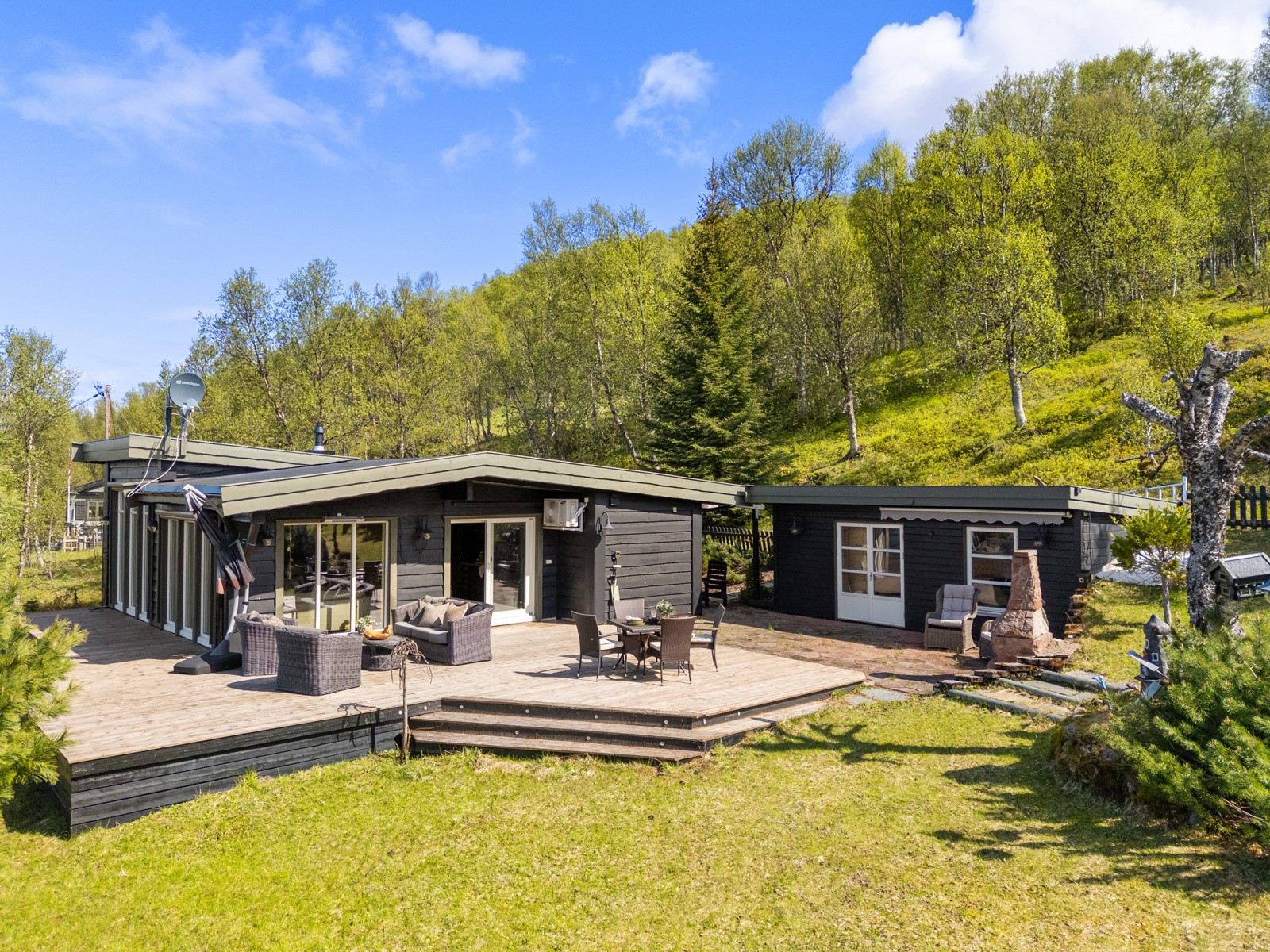 Fantastisk uteområde med uendelige muligheter!