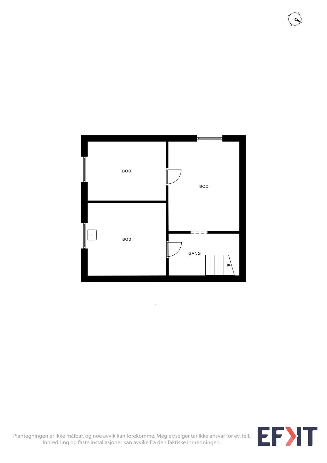 Plantegning - Kjeller eldste del Galleribilde