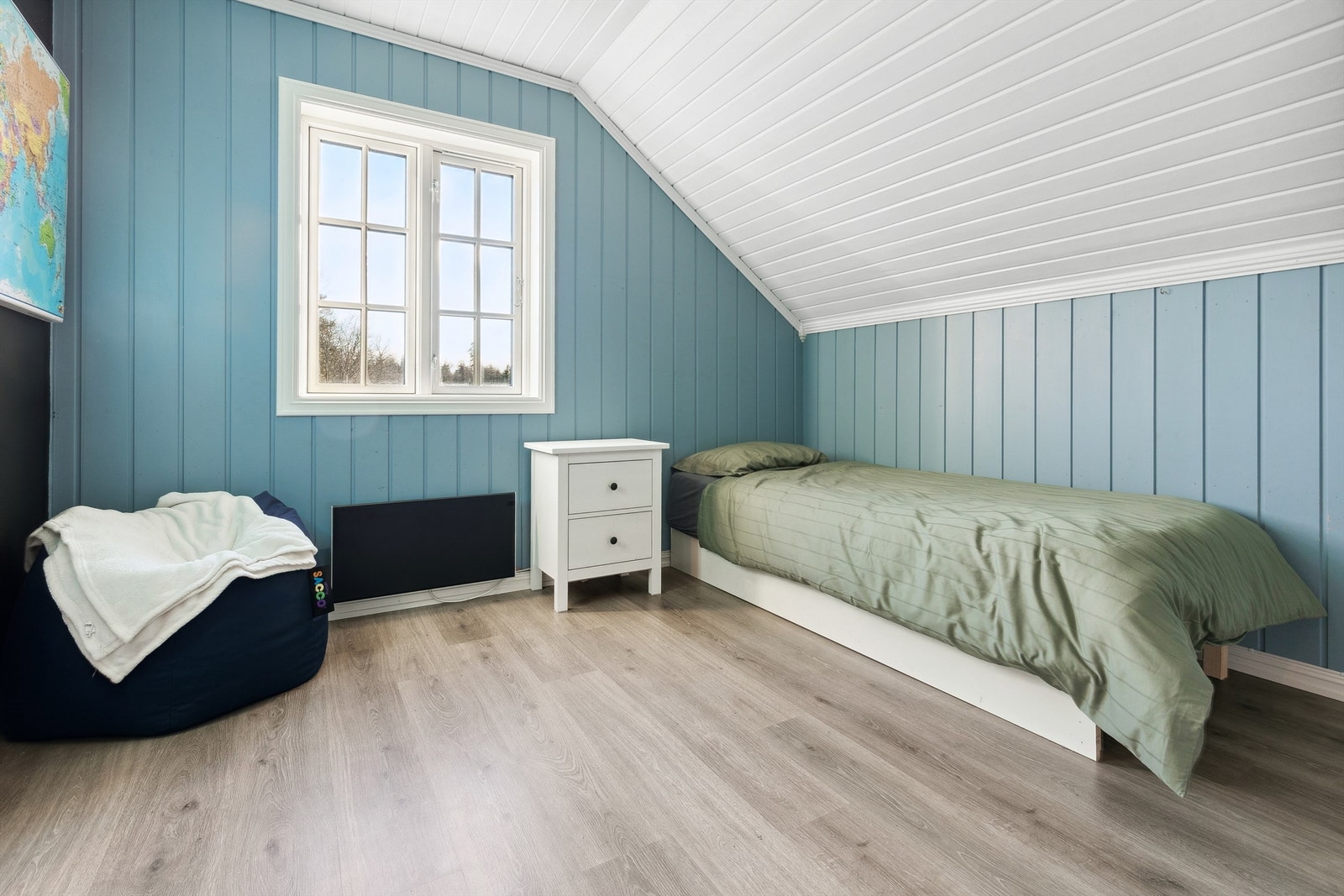 I denne etasjen er det to store soverom Galleribilde