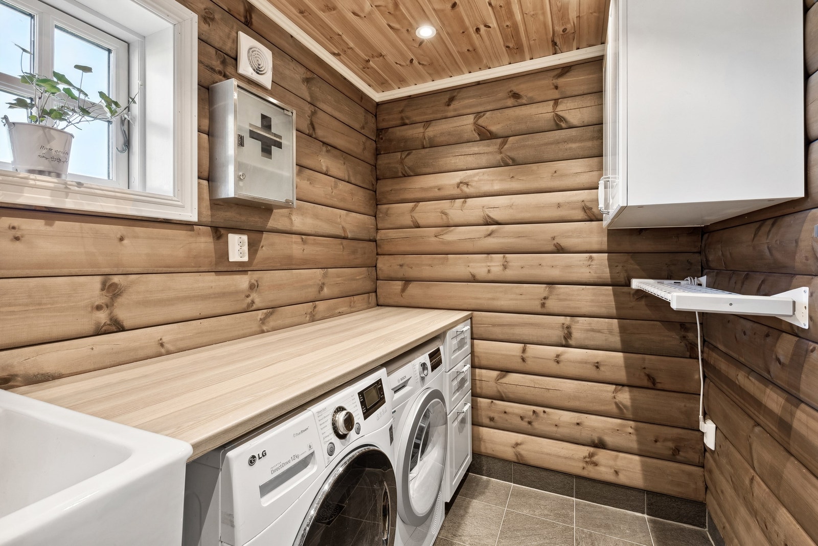 Vaskerommet ble rehabilitert i 2017 Galleribilde