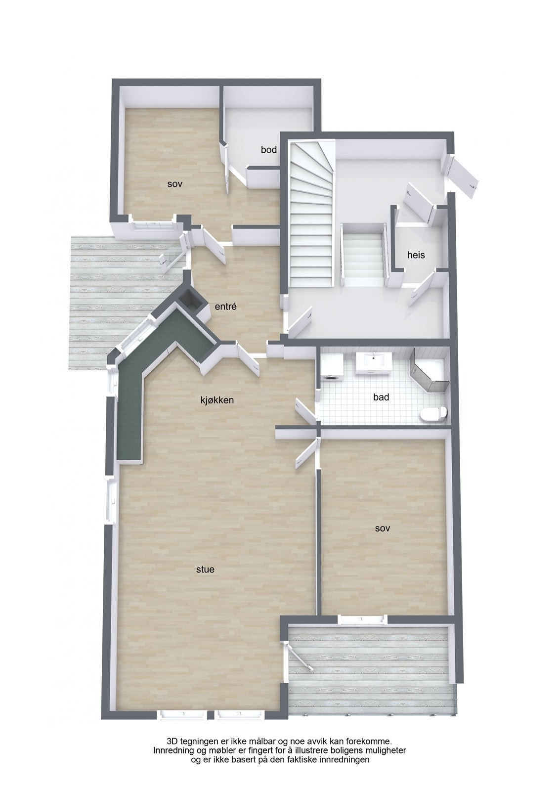 Plantegning Galleribilde
