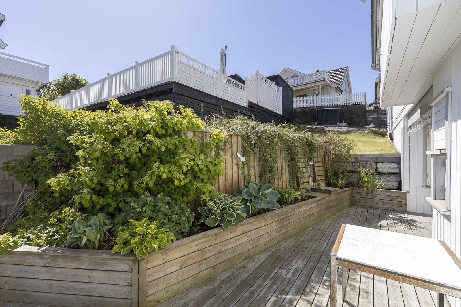 Koselig terrasse mot syd Galleribilde