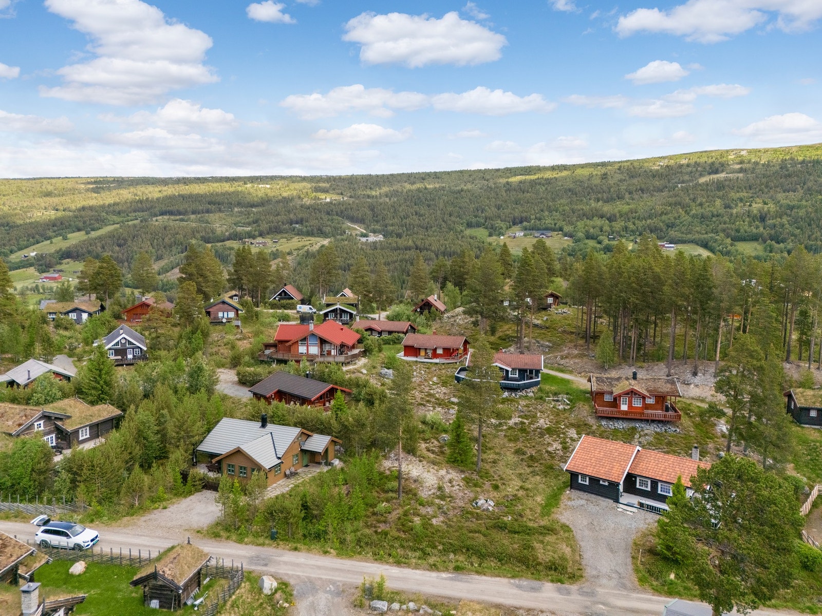 Drøm deg bort til det behagelige hyttelivet til fjells Galleribilde