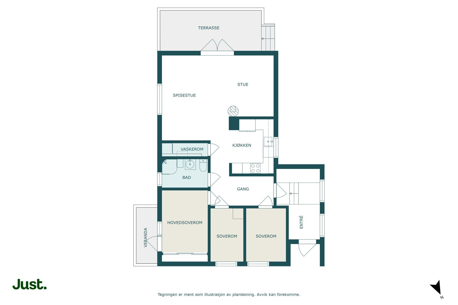 Planskisse hovedplan.