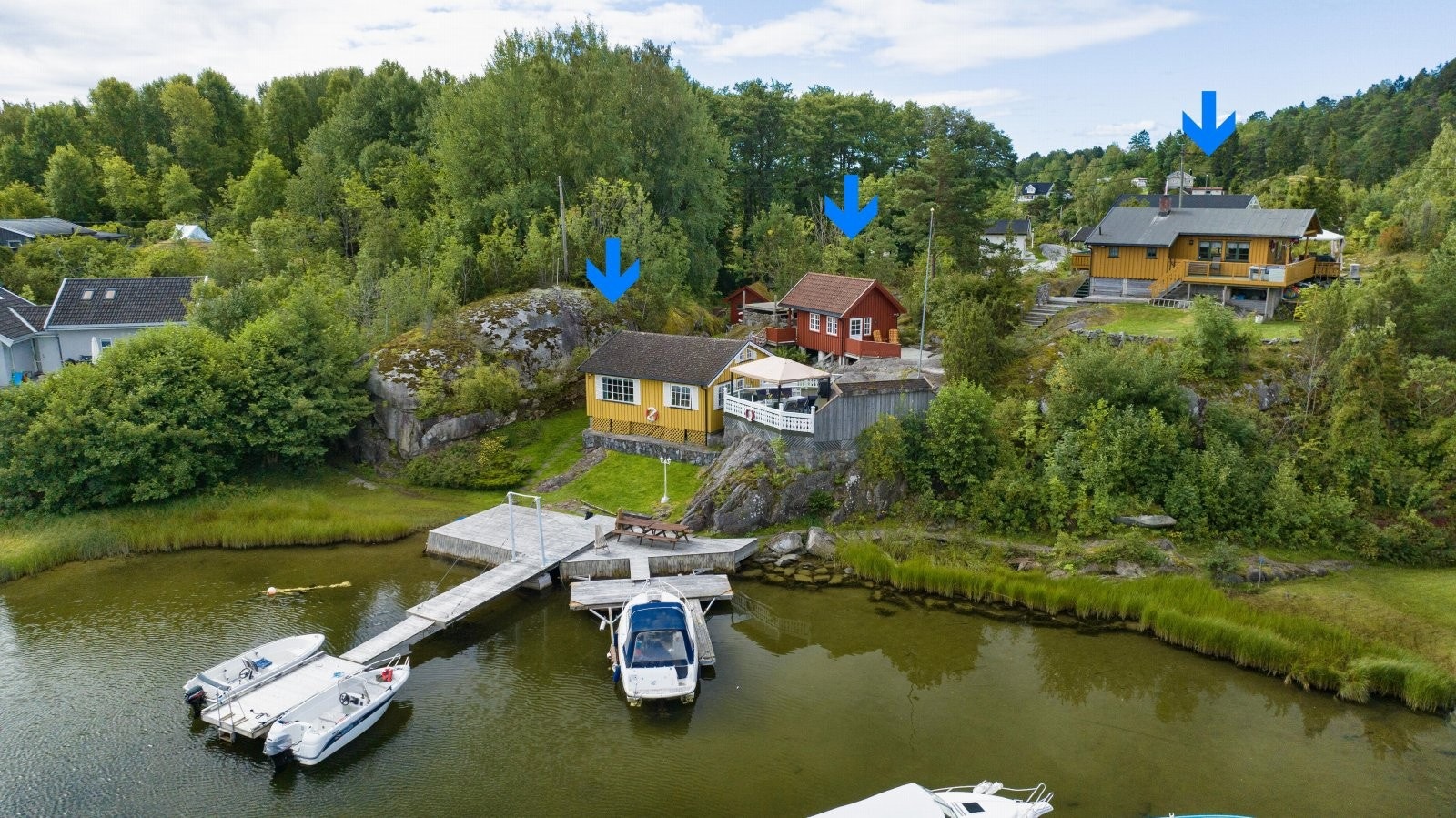 Bilde tatt fra sjøen Galleribilde